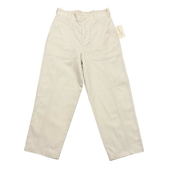 NWT Universal Thread Women's Cream Trousers Size 6 - Picture 1 of 9